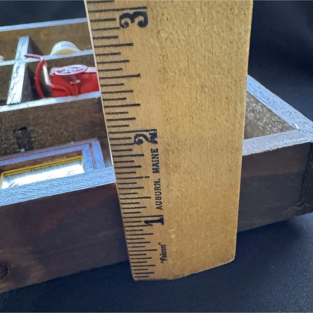 Coca Cola Minature Wooden Trinket Shelf 5